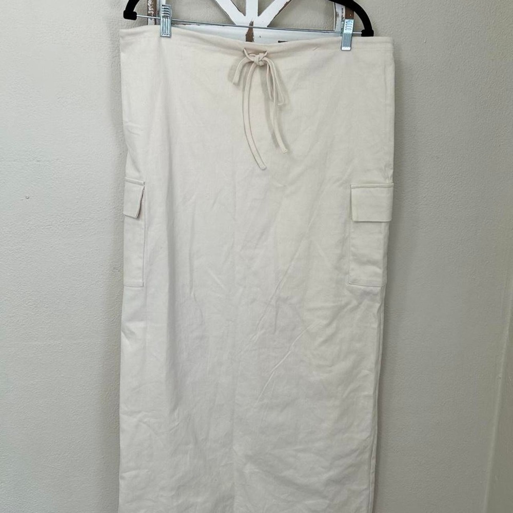Princess Polly size 12 maxi skirt utility drawstring waist
